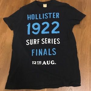 Hollister T-Shirt.  Large.  Black and Blue.